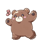 毎日スタンプ ～クマVer～（個別スタンプ：1）