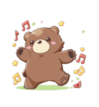 毎日スタンプ ～クマVer～（個別スタンプ：18）