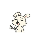 毒舌・白ウサギの“うさこ”（個別スタンプ：1）