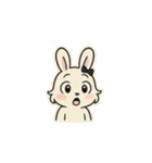 毒舌・白ウサギの“うさこ”（個別スタンプ：4）