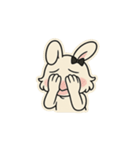 毒舌・白ウサギの“うさこ”（個別スタンプ：7）