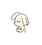 毒舌・白ウサギの“うさこ”（個別スタンプ：8）