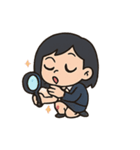 戀愛メンテナンス術 結び目から体温計（個別スタンプ：9）