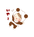 赤ちゃんの着ぐるみパンダ♬③（個別スタンプ：7）