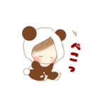 赤ちゃんの着ぐるみパンダ♬③（個別スタンプ：8）