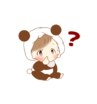 赤ちゃんの着ぐるみパンダ♬③（個別スタンプ：15）