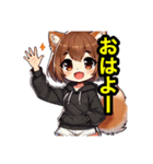 しばリンちゃんスタンプ（個別スタンプ：18）