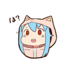 表情豊かな月見ちゃんスタンプver2.5（個別スタンプ：3）