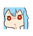 表情豊かな月見ちゃんスタンプver2.5（個別スタンプ：14）