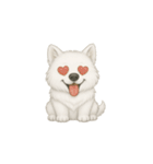 笑顔の天使 サモエド（個別スタンプ：9）