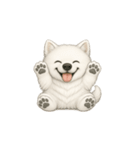 笑顔の天使 サモエド（個別スタンプ：14）