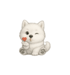 笑顔の天使 サモエド（個別スタンプ：19）