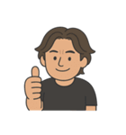 無口だけどやさしいおじさん（個別スタンプ：14）