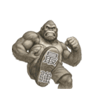 ゴリラ×バスケットボール！鉛筆画（個別スタンプ：32）