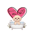 【あいさつ】かわいいマルプーあると便利編（個別スタンプ：9）
