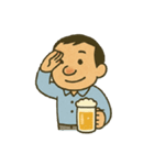 酔っ払い親父のクスッとスタンプ（個別スタンプ：11）