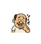 ぐうたら親父のゆるスタンプ（個別スタンプ：1）