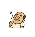 ぐうたら親父のゆるスタンプ（個別スタンプ：4）
