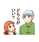 エルフ夫とドワーフ嫁（個別スタンプ：35）