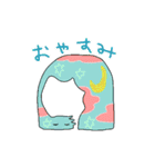 カラフルうごくいきものスタンプ（個別スタンプ：5）