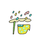 カラフルうごくいきものスタンプ（個別スタンプ：19）