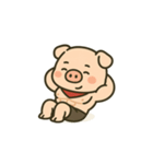 キュートなブタさん 筋トレ1（個別スタンプ：2）