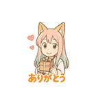 狐耳巫女さくらちゃん【日常会話編】（個別スタンプ：2）