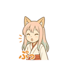 狐耳巫女さくらちゃん【日常会話編】（個別スタンプ：19）