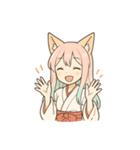狐耳巫女さくらちゃん【日常会話編】（個別スタンプ：26）