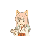 狐耳巫女さくらちゃん【日常会話編】（個別スタンプ：30）