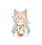 狐耳巫女さくらちゃん【日常会話編】（個別スタンプ：33）