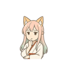 狐耳巫女さくらちゃん【日常会話編】（個別スタンプ：34）