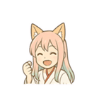 狐耳巫女さくらちゃん【日常会話編】（個別スタンプ：35）
