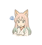 狐耳巫女さくらちゃん【日常会話編】（個別スタンプ：38）