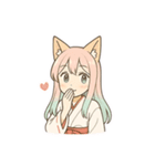 狐耳巫女さくらちゃん【日常会話編】（個別スタンプ：40）