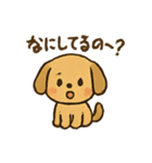 愛くるしいワンちゃん（個別スタンプ：10）