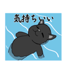 不器用な黒猫（個別スタンプ：26）