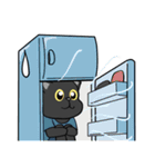 不器用な黒猫（個別スタンプ：39）