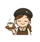 バリスタ女子、勤務中（個別スタンプ：2）