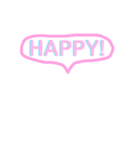 お気持ち表明ふきだし 合成用 _emotional（個別スタンプ：40）