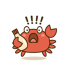 かわいくて使いやすい♪カニマヨくん（個別スタンプ：4）