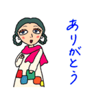 ハデカワ女子ズ【関西弁】（個別スタンプ：3）