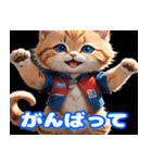 毎日使えるかわいい子猫の挨拶スタンプ（個別スタンプ：7）