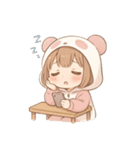 もじもじパンダちゃんの日常（個別スタンプ：5）