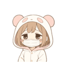 もじもじパンダちゃんの日常（個別スタンプ：6）