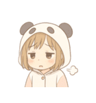 もじもじパンダちゃんの日常（個別スタンプ：13）