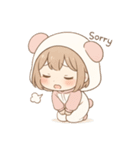 もじもじパンダちゃんの日常（個別スタンプ：14）