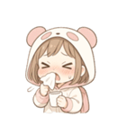 もじもじパンダちゃんの日常（個別スタンプ：20）