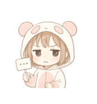 もじもじパンダちゃんの日常（個別スタンプ：22）