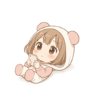 もじもじパンダちゃんの日常（個別スタンプ：24）